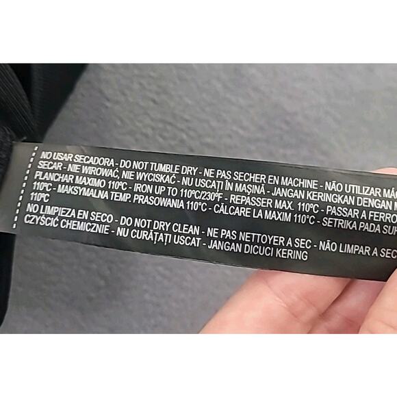 Zara Knit Black Skirting Skinny Leggings Small Goth Grunge Chic Weekend EUC - Picture 7 of 9